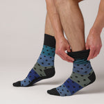 Laden und Abspielen von Videos im Galerie-Viewer, 3 Paar Herren-Baumwollsocken - Orbital World
