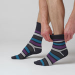 Load and play video in Gallery viewer, 3 Pairs Men&#39;s Bamboo Socks - Mirage Stripe
