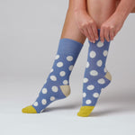 Laden und Abspielen von Videos im Galerie-Viewer, 3 Paar Damen Baumwollsocken - Sommerflecken
